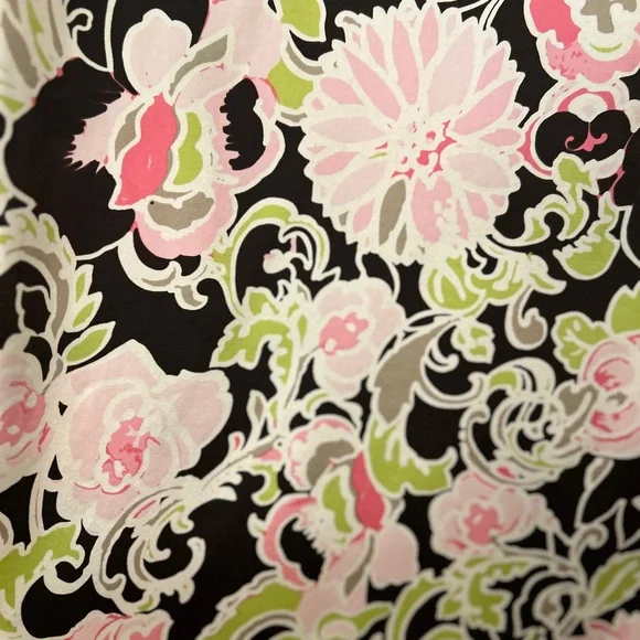 Tahari Silk Floral Sleeveless Dress Y2K Vintage NWT (Size 16) - Picture 4 of 9